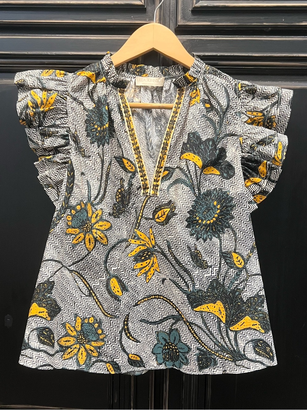 Ulla Johnson flutter sleeve top